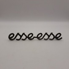 Scritta fregio targhetta badge emblema Fiat SS esse esse per Fiat 500 Abarth SS.