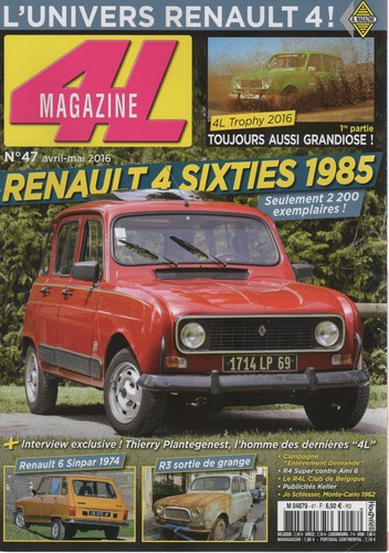 Magazine renault 4 - magazine,