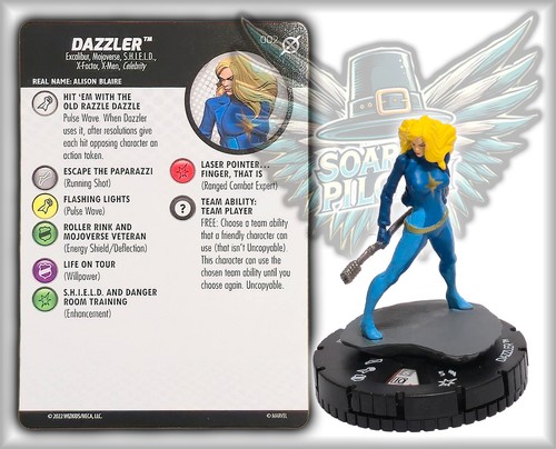 Marvel heroclix dazzler 002 - marvel,