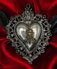 Ex Voto Sacred Heart 10x13cm