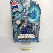 1998 Pepsi Man Snowboarding Ultra Free Pose Figure Bandai 5,9 pollici Giappone mai aperto