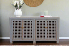 Long painted silver gray - long,