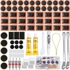 Kit Riparazione Pneumatici Camera D'Aria Bici 85pz per Ciclisti Biciclette
