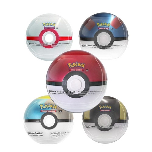 Pokemon poké ball - tin, bundle