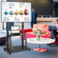 Supporto TV da pavimento universale 32"-100" mobile supporto TV display LED LCD