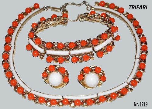 Crown trifari parure vgt - crown,