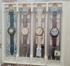 Set 4 orologi swatch, 1 scuba, 3 chrono,
