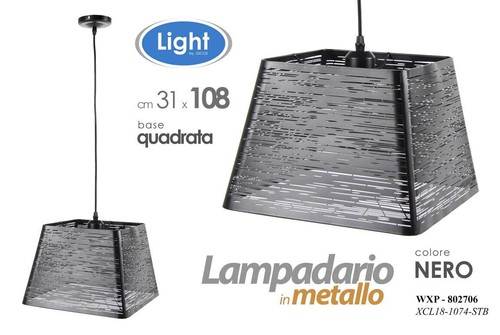 Lampadario metallo salotto - lampadario,