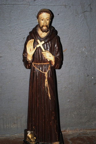 Antica figura legno - figura, in
