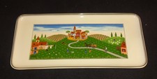 VILLEROY & BOCH piatto da portata *design Naif* in porcellana 34x16cm BUONE CONDIZIONI