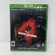SEALED NEW Back 4 Blood Xbox X