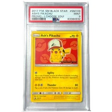Ash’s Pikachu SM109 PSA 9