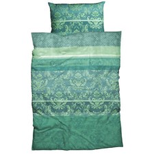 Biancheria da letto ornamenti righe Casatex barocco verde smeraldo a righe castoro