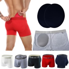 Boxer uomo sexy slip pad