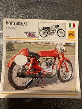 CARTE FICHE MOTO collection