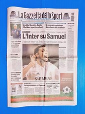 GAZZETTA DELLO SPORT 16 NOVEMBRE 2004 INTER-SAMUEL-LIPPI-MONTELLA-SHEVCHENKO
