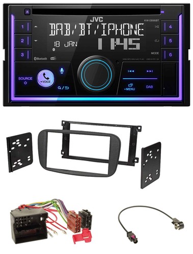 Jvc mp3 usb 2din dab - usb, bluetooth