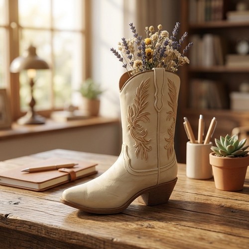 Vase pour botte rustique - ,