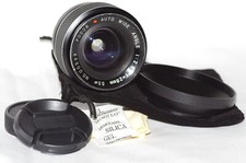 Objectif M42 Grand Angle 28mm f2,8 FODOR avec bouchons, pare-soleil, housse TBE