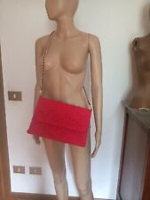 Borsa vintage pizzo colore rosso