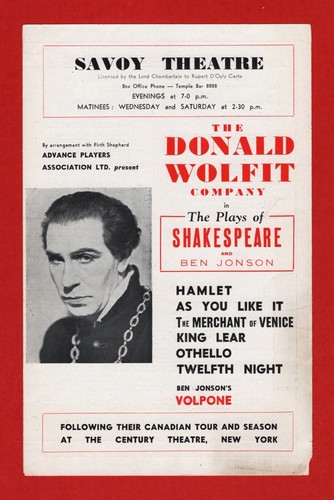 Donald wolfit volpone - donald, "volpone"