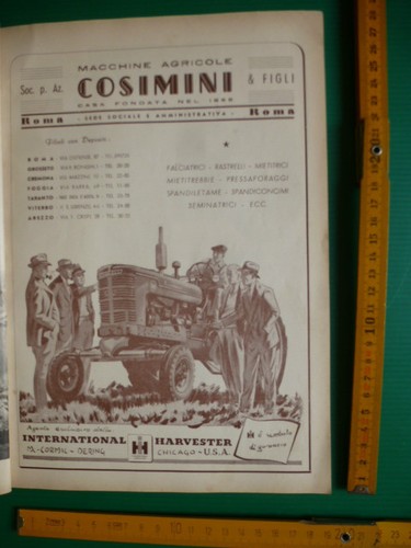 Pubblicità trattore macchine