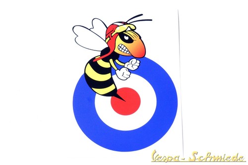 Adesivo vespa mod - vespa, target