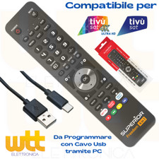 TELECOMANDO UNIVERSALE PER RICEVITORE DECODER TIVUSAT