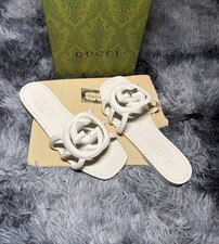 Ciabatte Gucci Bianche donna