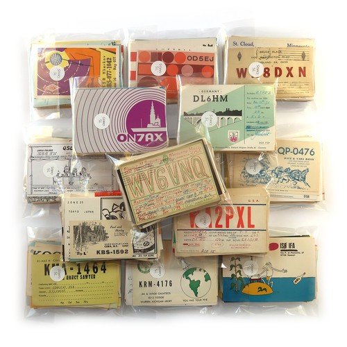 Lotto carte qsl vintage - lotto,