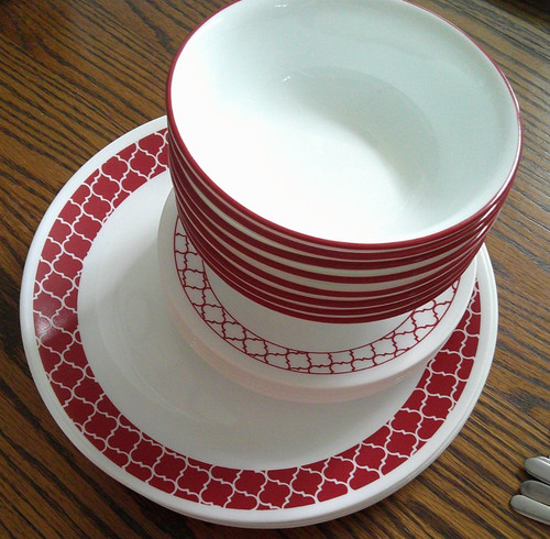 Corelle livingware crimson - corelle,