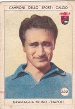 Figurina calciatori GRAMAGLIA BRUNO - NAPOLI N.322 Ed. LAVAZZA 1951 orig.