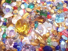 LOTTO 135 STRASS CRISTALLO