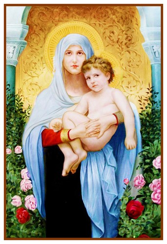 Madonna delle rose - delle, di