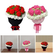 Bouquet di rose all'uncinetto