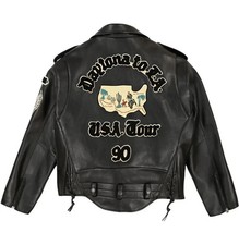 Giacca pelle moto Avirex uomo