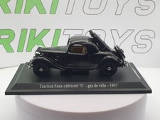 Citroen Traction Avant 7C Faux Cabriolet Metano Atlas 1/43 Nero