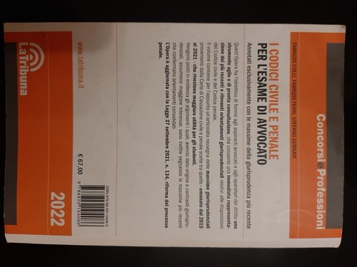 Vendo codice civile - e, penale
