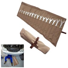 Robusta Borsa Porta Attrezzi in Tela Cerata con 16 Tasche per Comoda We