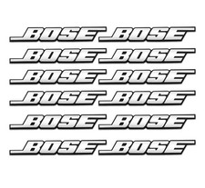 10x Loghi BOSE Adesivi