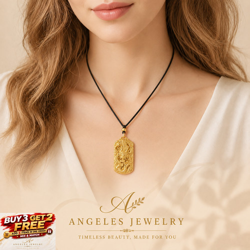 Collana con ciondolo drago