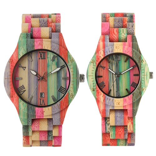 Orologio legno bambù - in,