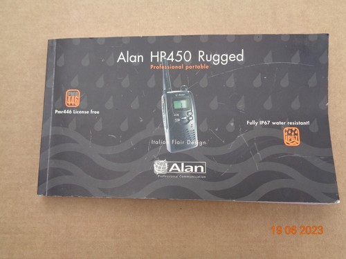 Manuale uso alan 450 radio - hp,