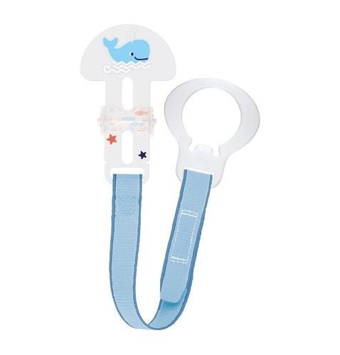 Mam catenella ciuccio - catenella, azzurro