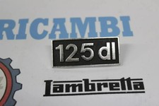 Scritta "125 DL" Lambretta DL