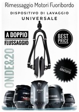 CUFFIA LAVAGGIO MOTORE UNIVERSALE - PER MOTORI FUORIBORDO - RIMESSAGGIO BARCA 