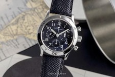 Breguet Type XX Aeronavale Cronografo Acciaio Automatico Ref. 3800 B&P