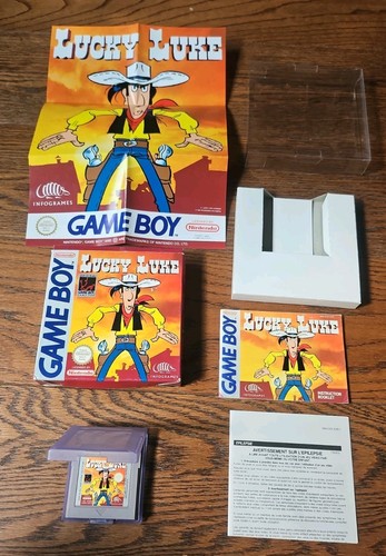 Lucky luke gameboy cib con - lucky,