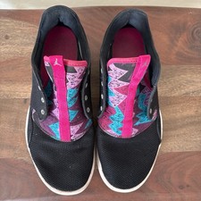 Nike Air Jordan Eclipse GG 8.5 Y Bel Air Hare nero rosa maculato