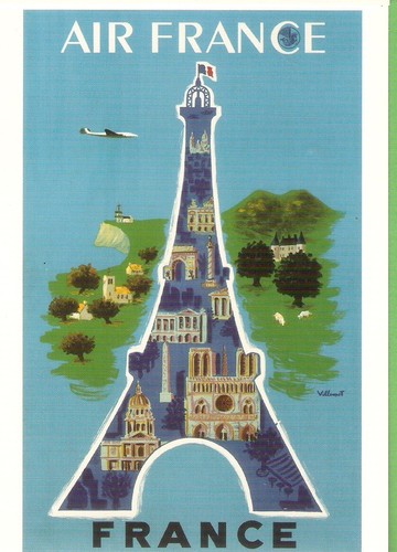 Villemot carte postale air - villemot,